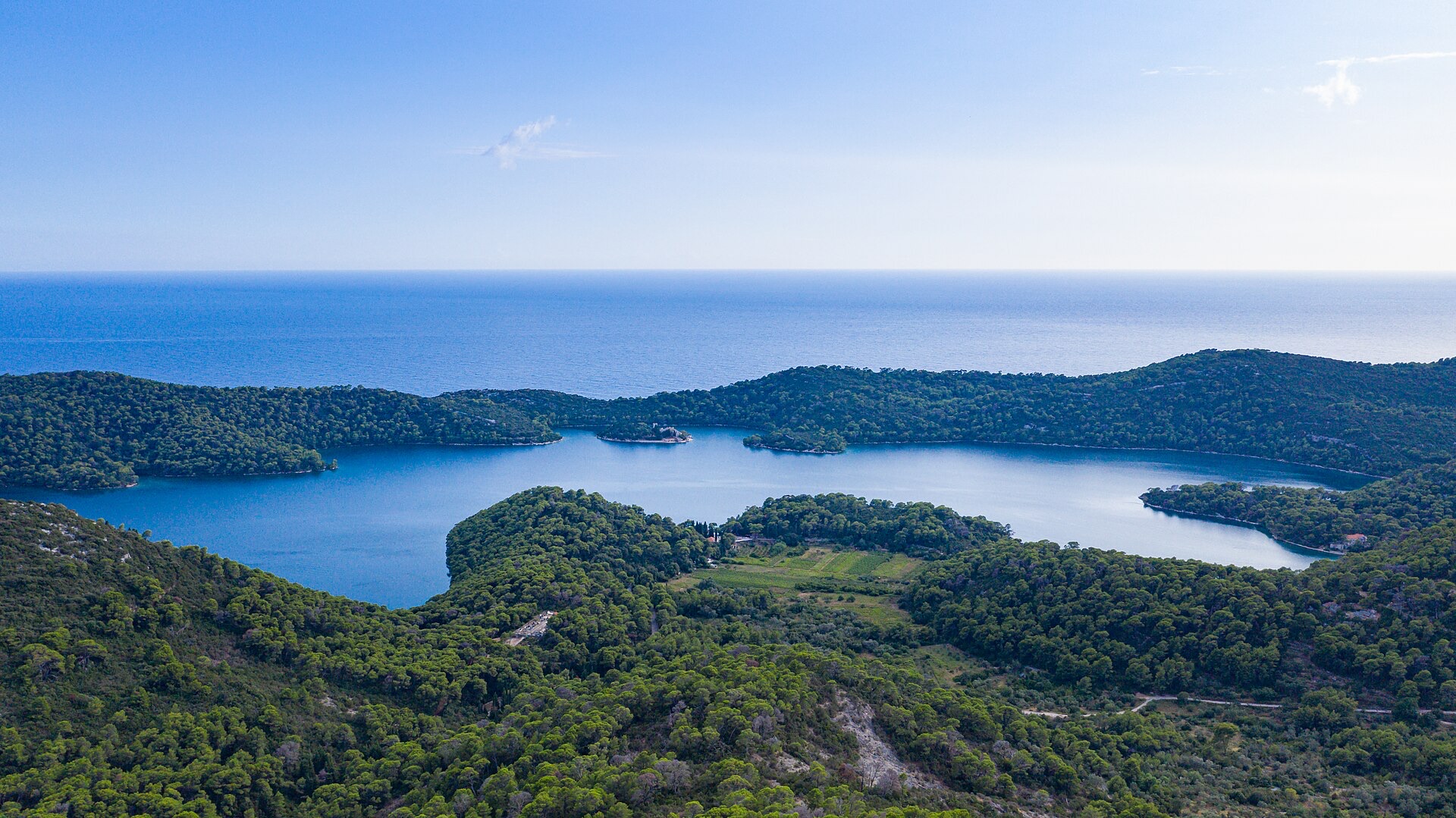 Pine-fringed saltwater lakes of Mljet National Park